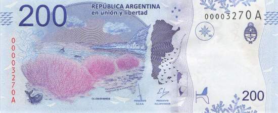 200 Pesos Argentinien 2016